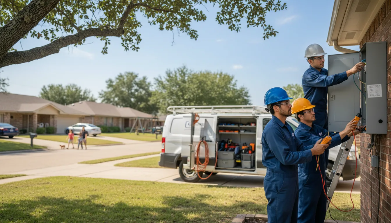 Certified electrician providing emergency electrical services in Pineville, NC